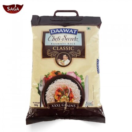 Daawat Chef’s Secretz Classic Basmati Rice – 5kg