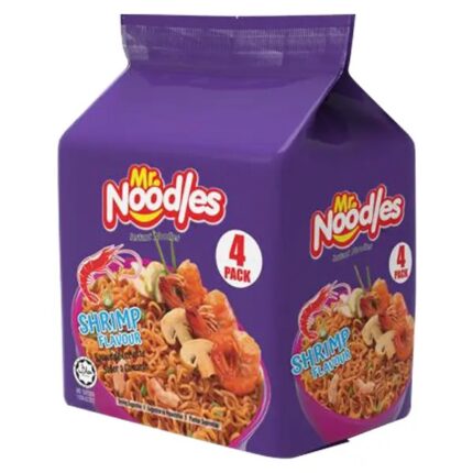 Mr. Noodles – Shrimp Flavour (4 Pack x 70g)