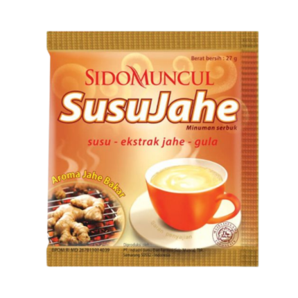 Sido Muncul Susu Jahe – Ginger Milk Drink Powder (27g x 10 Sachets)