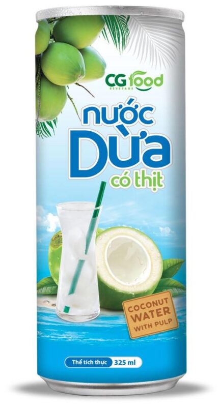 CG Food Coconut Water with Pulp – 325ml