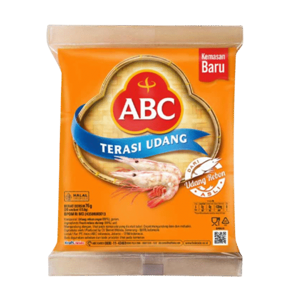 ABC Terasi Udang – Shrimp Paste (20 x 3.8g Sachets) - Image 1