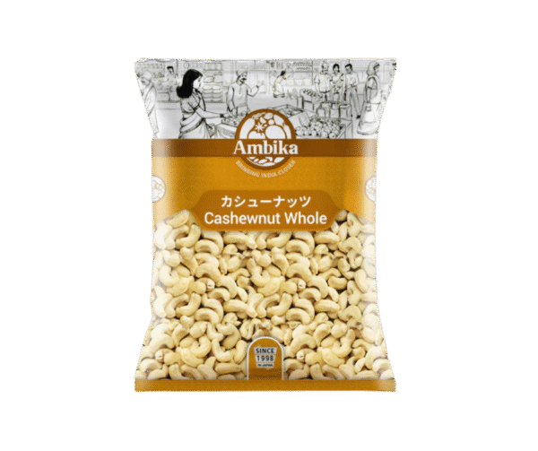 (Ambika) Cashewnut Whole – 500g - Image 1