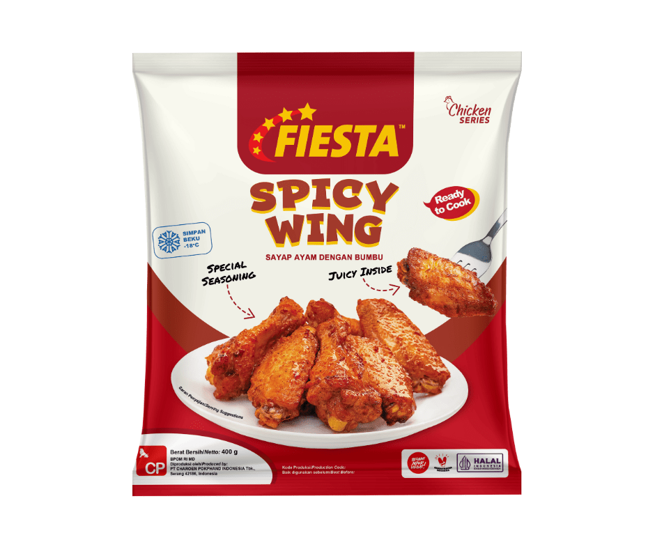 Fiesta Spicy Wing Sayap Ayam Dengan Bumbu 400g Fiesta Spicy Wing Sayap Ayam Dengan Bumbu – 400g - Image 1