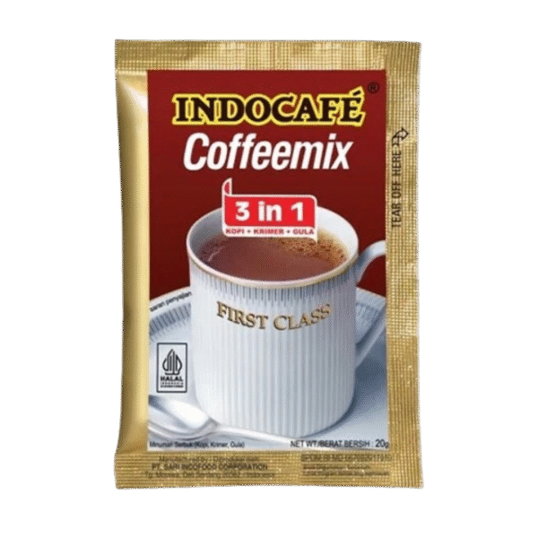 Indocafe Coffeemix 3-in-1 First Class – 20g x 10 Sachets - Image 1