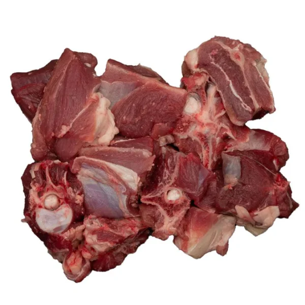 Lamb with Bone – Dry Cut – 1kg (Frozen) - Image 1