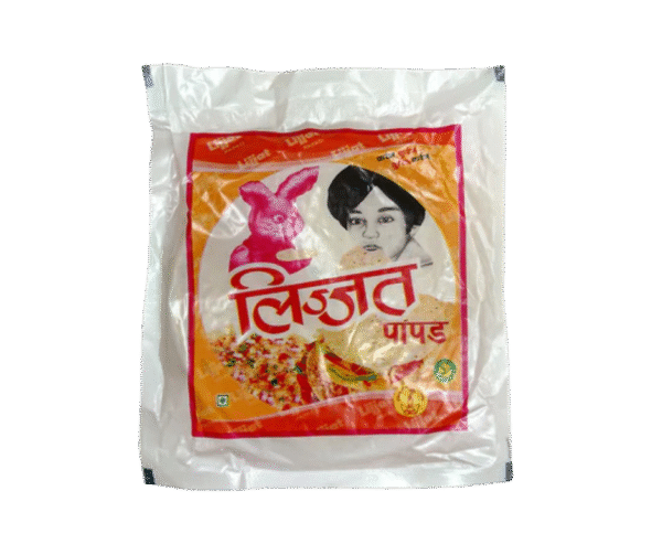 Lijjat Papad Plain – 200g - Image 1