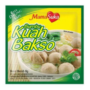 Mama Suka Bumbu Kuah Bakso – Instant Meatball Soup Seasoning (8g x 10 Sachets)