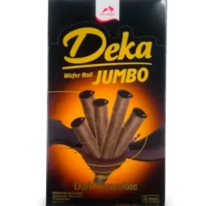 Deka Wafer Roll Jumbo – Dark Chocolate (280g)