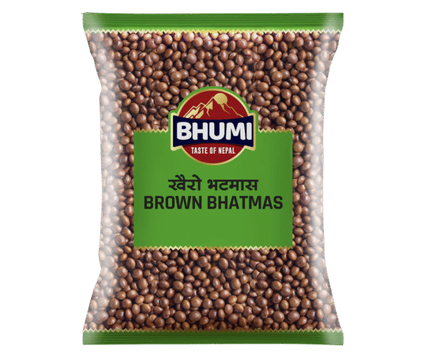 Bhumi Brown Bhatmas(Soya Bean) / खैरो भटमास / ブーミ ブラウンソイビーンズ – 1kg - Image 1