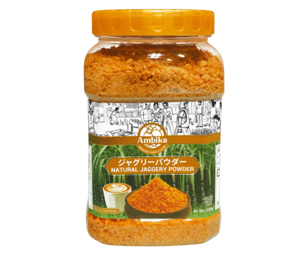 Ambika Natural Jaggery Powder / アンビカ ナチュラルジャガリーパウダー – 500g - Image 1