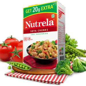 Nutrela Soya Chunks / ニュートレラ大豆チャンク – 200g 