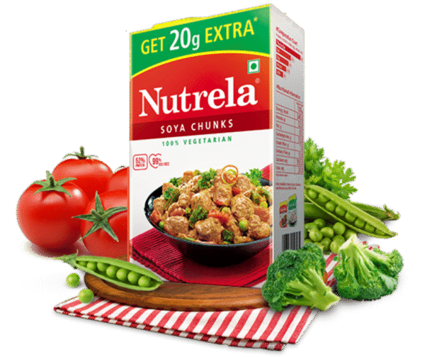Nutrela Soya Chunks / ニュートレラ大豆チャンク – 200g  - Image 1