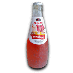 Al-Mani Basil Seed Drink With Pomegranate Flavor / バジルシードドリンク（ザクロフレーバー）– 290ml