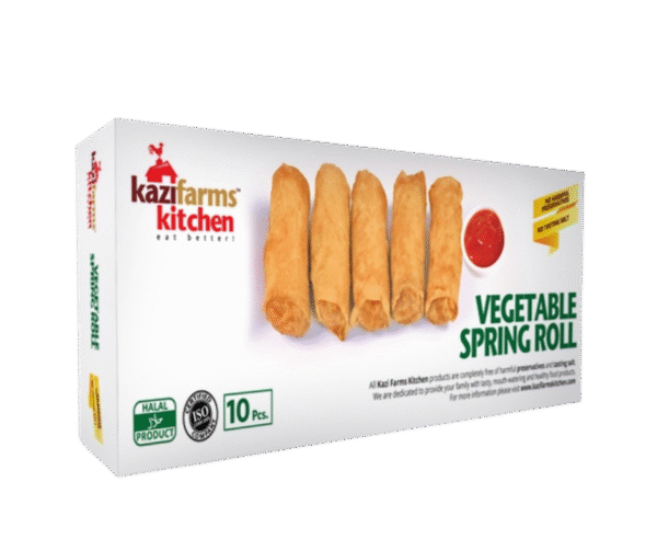 Kazifarms Kitchen Vegetable Spring Rolls  – 400g (20pcs) - Image 1