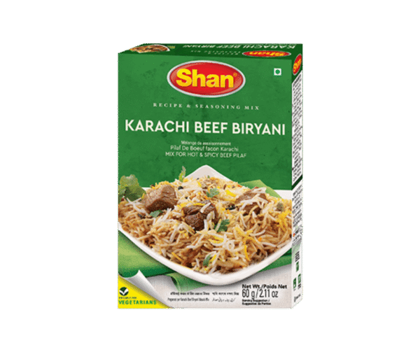 Shan Karachi Beef Biryani Masala – 60g - Image 1