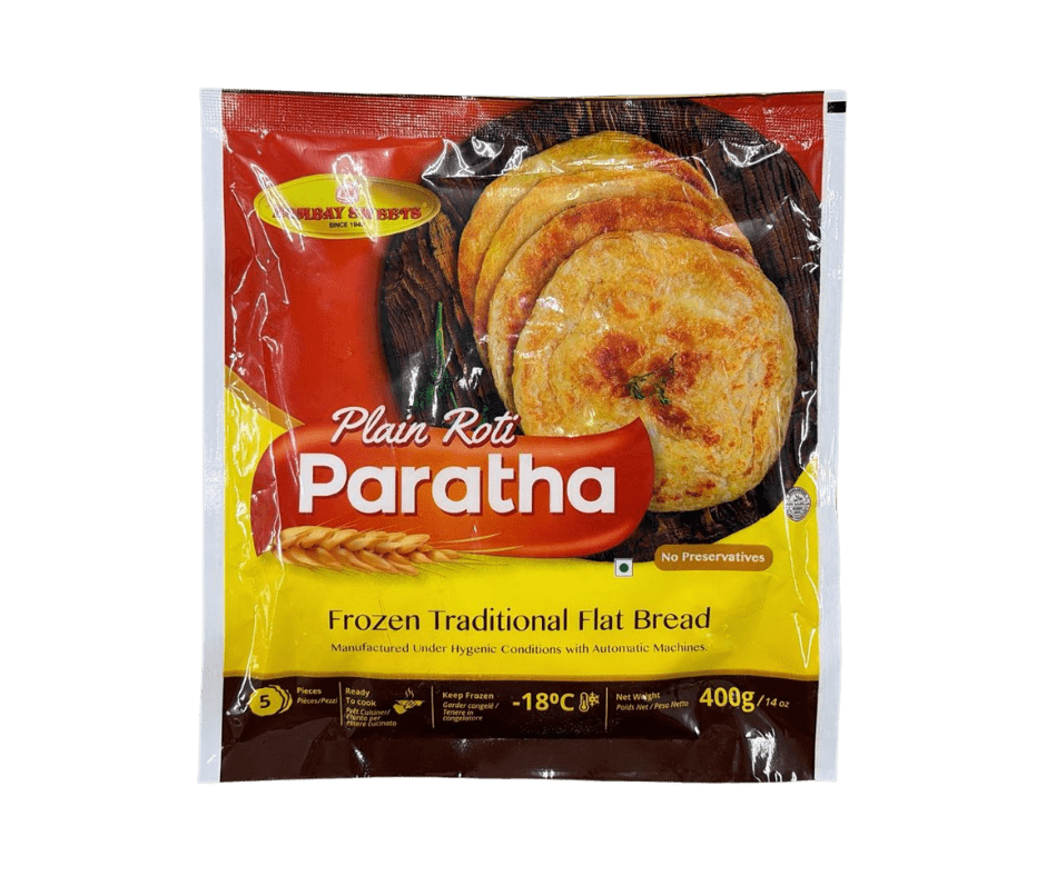 Bombay Sweets Plain Paratha Bombay Sweets Plain Roti Paratha – 400g - Image 1