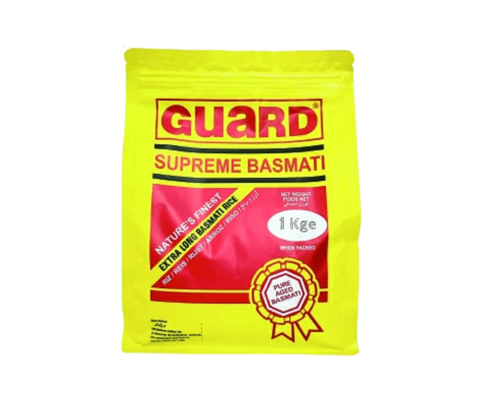 Guard Supreme Basmati Rice 1kg Guard Supreme Basmati Rice – 1kg - Image 1