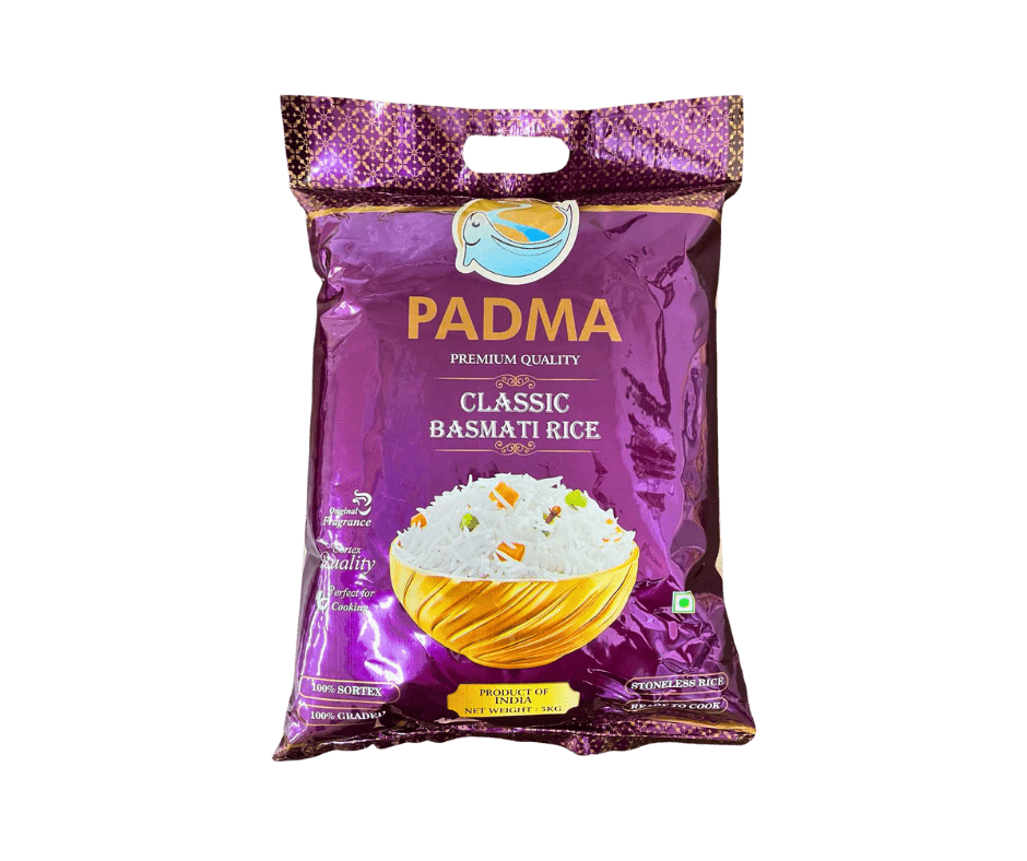 Padma Classic Basmati Rice 5kg Padma Classic Basmati Rice – 5kg - Image 1