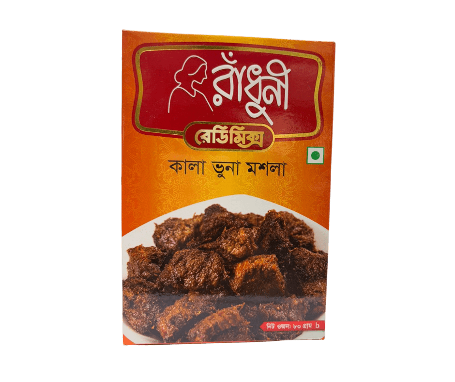 Radhuni Kala Bhuna Masala 80g Radhuni Kala Bhuna Masala – 80g - Image 1