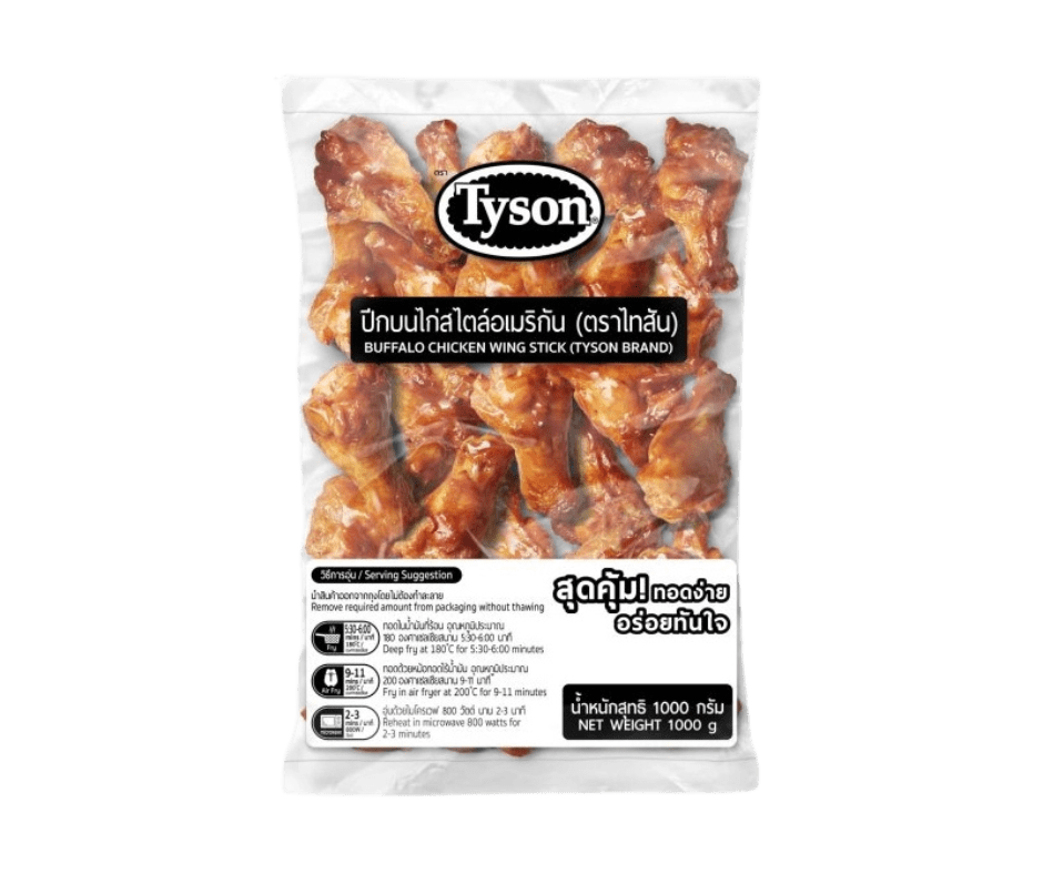Tyson Buffalo Chicken Wing Stick 1000g Tyson Buffalo Chicken Wing Stick – 1000g - Image 1