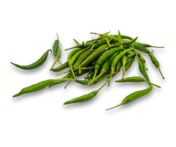 Green Chilli / Hariyo Khursani / Kacha Morich Frozen – 200g - Image 1