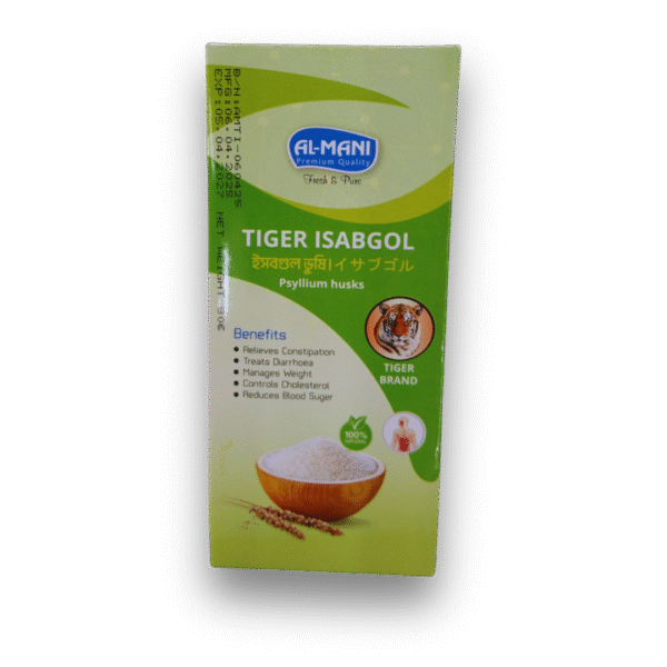 Tiger Isabgol (100g) – Natural Digestive Support - Image 1